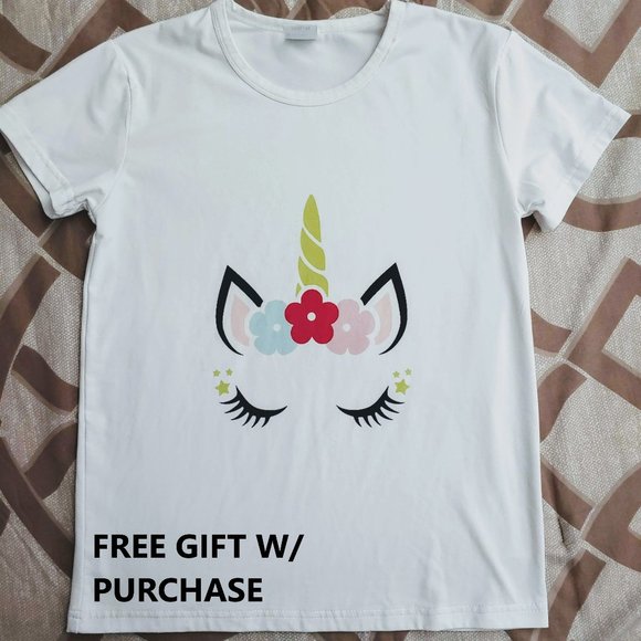 Other - Unicorn Shirt White Size XXXL *Fits Like L* + GIFT
